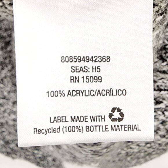 Laura Scott Womens Long Sleeve Knit Cardigan Sweater Toggle Buttons Size L Gray - Picture 8 of 11